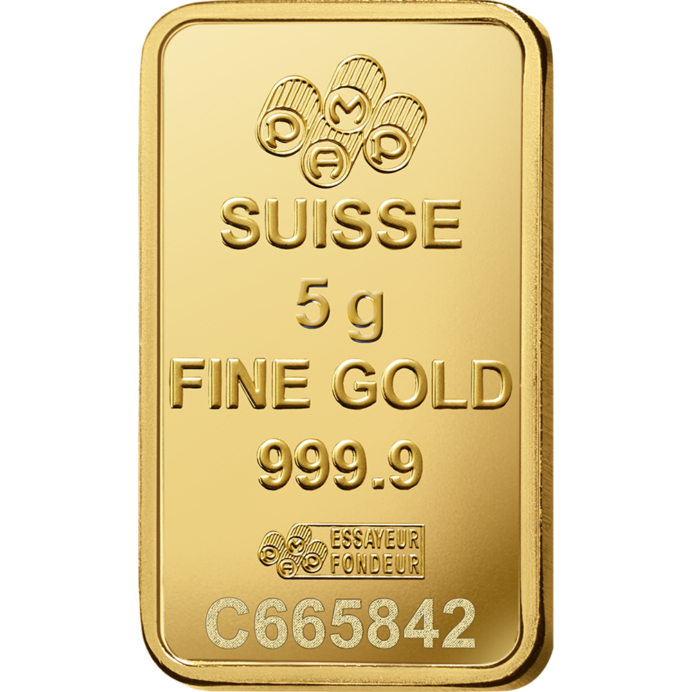 5g 24K gold bullion bar