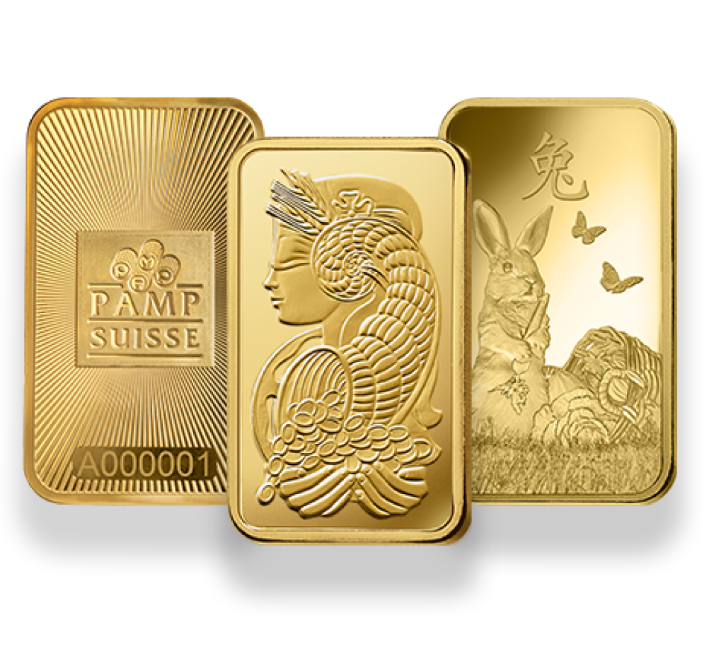 24K gold bullion bars PAMP Suisse — Qatar